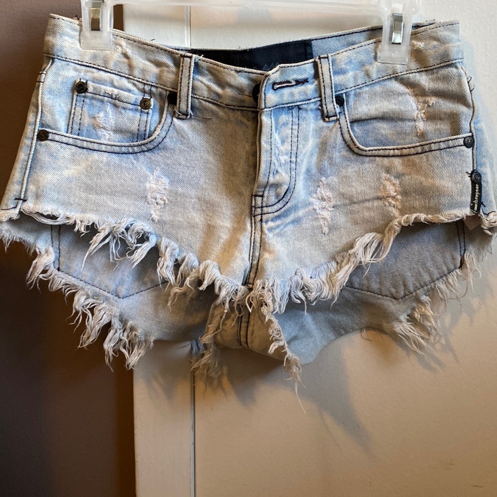 ONE TEASPOON DENIM SHORTS